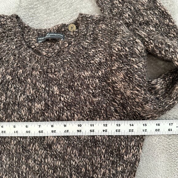 *AS IS FLAWED* Peruvian Connection 100% Lambswool Tunic Sweater SMALL - Picture 6 of 7
